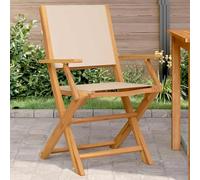 GeenYuu Lot de 2 chaises de jardin en bois massif d'acacia - Pliables - Empilables - Robustes - Pour terrasse, balcon, jardin - Avec accoudoirs confortables - Pour extérieur, patio, salle à manger
