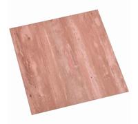 GeenYuu Lot de 20 planches de sol autocollantes en PVC, 30,5 x 30,5 cm, rouge, antidérapantes et imperméables, idéales pour salon, chambre à coucher, cuisine, rénovation et pose faciles