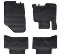 GeenYuu Lot de 4 tapis de sol de voiture noirs en caoutchouc pour Tucson 2020 - Accessoires de voiture sur mesure avec siège antidérapant pour un intérieur propre et une protection confortable dans le