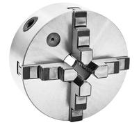 GeenYuu Mandrin à 4 mâchoires autocentrant en acier 160 mm avec 4 mâchoires et e mandrin - Outil de serrage pour travail des métaux, atelier, menuiserie, modélisme, montage, établi