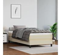 GeenYuu Matelas à Ressorts ensachés fermeté Moyenne 100x200x20 cm crème, Mousse Ergonomique Respirante, Soutien Dos Optimal pour Sommeil Confortable et Relaxation Nuit en Chambre Adulte Enfant