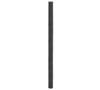 GeenYuu Membrane Anti-Mauvaises Herbes Noir 2x50 m en polypropylène PP 150 g/m² avec Rayures Vertes pour Jardinage, Plantation, paillage, terrasse, allée, pelouse, Protection Sol et Drainage