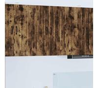 GeenYuu Panneau de Lave-Vaisselle Kalmar Chêne fumé 30 x 31 x 80 cm Meuble Armoire Rangement Cuisine Buffet vaisselier desserte Placard cellier étagère tiroir Porte