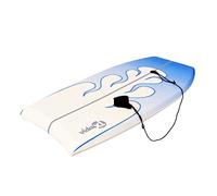 GeenYuu Planche de Surf softboard Bleu 94 cm en Mousse EPS avec Leash et aileron, idéale pour Apprentissage, équilibre et Glisse sur Vagues à la Plage ou en mer