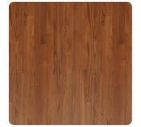 GeenYuu Plateau de table carré marron foncé - 80 x 80 x 4 cm - En bois de chêne massif - Plan de travail - Pour cuisine, salle à manger, salon, bureau, établi