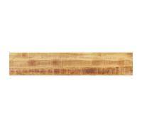GeenYuu Plateau de table rectangulaire en bois de manguier massif brut - 180 x 20 x 2,5 cm - Pour table à manger, bureau, plan de cuisine, plan de travail, table basse, plateau de meuble polyvalent