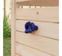GeenYuu Prise Escalade intérieur Bleu 2 pcs 100 x 67 x 43 mm PP pour Mur grimpe Enfant Adulte Maison Salle Sport Loisir Fixation Visser Parcours motricité Jeu