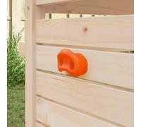GeenYuu Prise Escalade intérieur et extérieur 12 pcs Orange 100 x 67 x 43 mm PP pour Mur grimpe Enfant Adulte entraînement motricité Jeu Sport Loisir Fixation