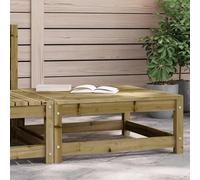 GeenYuu Repose-Pied de Jardin en Bois de pin imprégné 70x70x30 cm, Module canapé modulable pour terrasse Balcon Patio véranda, Assise Robuste pour Relaxation et agencement mobilier