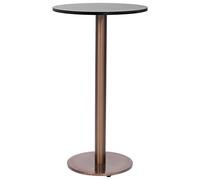 GeenYuu Structure de table de bistrot en acier inoxydable doré - Diamètre : 45 x 107 cm - Pied de table stable avec trou pré-percé pour un montage facile - Convient comme pied de meuble pour table à