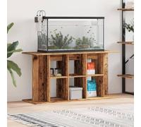 GeenYuu Support d'aquarium aspect bois vieilli 120 x 40 x 60 cm avec espace de rangement, armoire inférieure stable, étagère pour bassin à poissons, terrarium, meubles avec étagères, table résistante