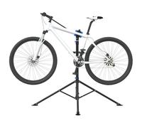GeenYuu Support de réparation de vélo Pliable réglable en Acier 108-188 cm avec mâchoires rotatives 360°, Plateau magnétique, Barre télescopique, idéal Atelier Garage Appartement