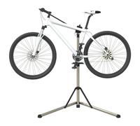 GeenYuu Support de réparation de vélo Pliable réglable en Aluminium 102-160 cm avec mâchoires rotatives 360°, Plateau magnétique, Barre de Fixation télescopique pour Garage Atelier Appartement