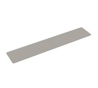 GeenYuu Tapis de sol aspect sisal platine 50 x 250 cm - Antidérapant et lavable - Protection de sol pour couloir, salon, cuisine, salle à manger - Tapis de sol résistant et décoratif