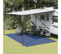 GeenYuu Tapis de Tente Bleu 5x3 m en Polyester Mousse PVC résistant UV antidérapant pour Camping Bivouac Protection Sol abri extérieur intérieur