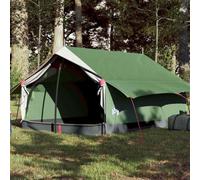 GeenYuu Tente de Camping 2 Personnes Vert Polyester avec moustiquaire Ventilation légère Portable Pliable Sac de Transport pour randonnée Trekking Excursion Montagne