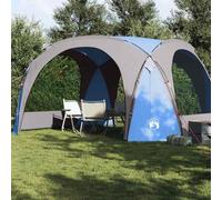 GeenYuu Tente de réception Bleu 455x455x240 cm en Polyester 185T avec moustiquaire Ventilation et Rangement, légère Portable Pliable avec Sac de Transport pour Camping randonnée
