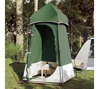 GeenYuu Tente de Toilette en Polyester Vert avec Tapis de Sol PE, Ventilation et Sac de Transport, légère, Pliable, pour Camping randonnée Bivouac Excursion Montagne forêt