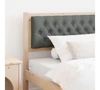 GeenYuu Tête de lit marron gris foncé 100 cm, pin massif, matériau respirant, tête de lit durable pour chambre à coucher, montage facile, 9 x 105,5 x 85,5 cm