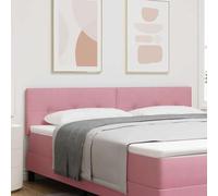 GeenYuu Tête de lit Rose 180 cm en Velours rembourré avec Structure Bois Massif, Panneau capitonné, Design Moderne pour Chambre Adulte et Enfant, Montage Facile, Dossier Confortable et Durable