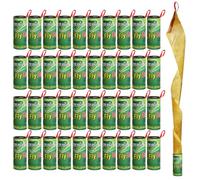 GeeRic Lot de 50 Bandes de Papier Anti-Mouches, Pièges Collants en Ruban Anti-Mouches, Attrape-Mouches, Appât Intérieur pour Mouches des Fruits, Moucherons, Insectes, Ravageurs, Moustiques Vert