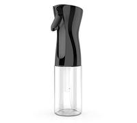 GeeRic Spray Capillaire, Spray Coiffant 200ML Outil de Brume Capillaire Ultra Fine pour Coiffeur/Plantes/Fleurs Noir+Transparent