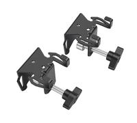 GEERYZHE 2 Crochets Robustes pour Cartouche de Gaz en Acier au Carbone avec Ouvre-bouteille - Idéal pour les Tables de Camping, Maintient Solidement les Réservoirs de Extérieurs