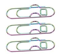 GEERYZHE 20 Pièces Pince à Stylo en Métal, Porte-stylo Trombone en Acier Inoxydable coloré pour Cahiers, Fournitures de Bureau et Scolaires, Organisateur de Pince à Crayons pour Journaux,