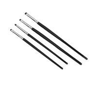 GEERYZHE 4PCS Eye-Shadow Eyeliner Brosses Softs Soft Handle Makeup Makeup Brush Kit for Precision Application