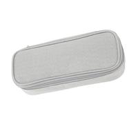 GEERYZHE Attaque à Crayon, Sac à Crayons en Polyester Pochette de avec Poche en pour Adolescents Adultes étudiant (Grey)