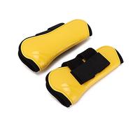 GEERYZHE Bottes de Cheval, Bottes de Tendon de Cheval Enveloppe de Jambe de Cheval Enveloppe Les Bottes d'attelle pour Les Chevaux PU Shell Tendon Fetlock Brace Guard Boths for Riding Shock (Une