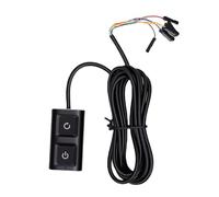 GEERYZHE Câble d'extension de Commutateur d'alimentation Externe pour Ordinateur de Bureau, avec Bouton de Réinitialisation Marche/arrêt, pour Carte Mère PC, Boîtier ATX, Alimentation 'Ordinateur