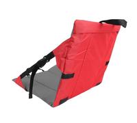 GEERYZHE Chaise de Stade pour Gradins avec Support Dorsal, Siège de Sol Pliable pour événements en Plein Air, Festivals de Musique, Pêche - Design Portable, Confortable et Tendance (Rouge)