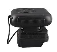 GEERYZHE Chauffage Portable alimenté par Batterie avec Conception Rabattable à 90°, Double Réglage de Chaleur et 2xUSB pour BL1830/BL1850/BL1840/BL1845/BL1815/BL1820/BL1860B - Chauffage électrique