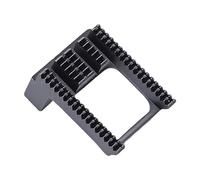 GEERYZHE Chien d'alimentation de Rechange pour Machine à Coudre DESIGNER BRILLANCE 80 75Q - Chien d'alimentation en Métal à Dents Fines, Espacement des Trous de Montage de 9,5 Mm, 'alimentation