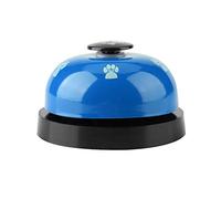 GEERYZHE Cloche de Chien, Fer Robuste Durable Mignon Dessin animé Cloche de Chien (Blue)