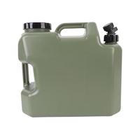 GEERYZHE Engrenage Terrestre, Camping Contenant du Réservoir d'eau Aquatique Puche à Eau de Camping avec Robinet épaissie de PE Anti-Fuite Grande capacité Rangement d' pour Voiture Extérieure (18L)