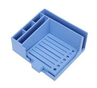 GEERYZHE Ensemble de Pochoirs pour Notes Autocollantes - Porte-notes Autocollantes en ABS 3x3 Pouces avec 5 Modèles et Fente pour Stylo pour l'organisation de l'école, de la Maison et du Bureau