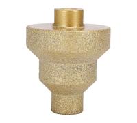 GEERYZHE Foret étagé brasé au Diamant, Alésoir Conique Multicouche, Ouvre-trou pour Métal/plastique/céramique, Filetage M10, Diamètre 20 Mm/35 Mm/50