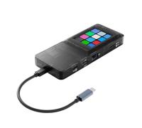 GEERYZHE Hub USB C avec écran LCD à Commande Tactile, Station d'accueil 7 en 1 avec Charge PD 100 W, 4K, Ethernet, Lecteurs de Carte Mémoire pour Ordinateur Portable PC