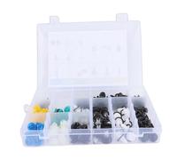 GEERYZHE Kit de Clips de Fixation de Retenue Intérieur et Extérieur - Remplacement Universel pour Modèle 3 et Modèle Y, Ensemble de Clips de Panneau de Garniture de Porte de Voiture Durables pour