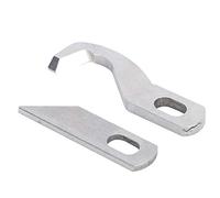 GEERYZHE Machine à Coudre Surjeteuse, 2 Couteaux Supérieurs et Inférieurs Multifonctionnels pour Machine à Surjeter Domestique TF123 TF122 Ensemble de Couteaux Supérieurs et Inférieurs pour