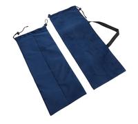 GEERYZHE Mahjong Rack Bag Bleu Marine - Étui de Transport Portable à 4 Emplacements avec Cordon de Serrage avec Poignée pour Tuiles et Accessoires de Mahjong, Pochette de Rangement de Protection