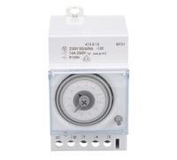 GEERYZHE Minuterie Mécanique Cycle de 24 Heures avec Programme sur 7 Jours, Montage sur Rail DIN, capacité 16 A pour l'automatisation Domestique et Industrielle | Commutateur de Contrôle de Temps