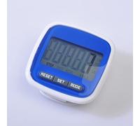 GEERYZHE Podomètre Simple avec Suivi des Pas 3D, écran LCD et Clamp/Holder de Taille - Compteur de Pas Précis pour la Marche et la Course à Pied pour les Objectifs de Remise en Forme Quotidiens (BLUE)