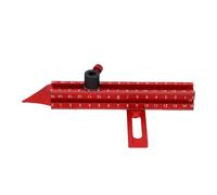 GEERYZHE Règle de Guidage à 4 Côtés pour le Travail du Bois avec échelle - Outil de Marquage de Position d'aimant en Alliage d'aluminium pour les Projets 'aménagement 'armoires, de Plafonds et