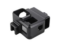 GEERYZHE V2 Vlog Cage pour Hero 7/6/5 Noir - Boîtier en Plastique Durable avec Support pour Griffe Froide pour Micro Externe et Accessoires