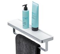 Geesa Cadre Porte-serviettes avec étagère 42cm Blanc / Chrome 918853-02-420