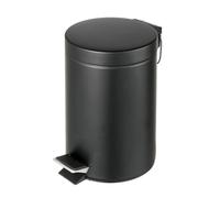 Geesa Hotel Poubelle à pédale 3 litres Noir 91634-06