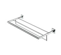 Geesa Nelio Porte-serviettes avec étagère 62,6 cm Chrome 916852-02